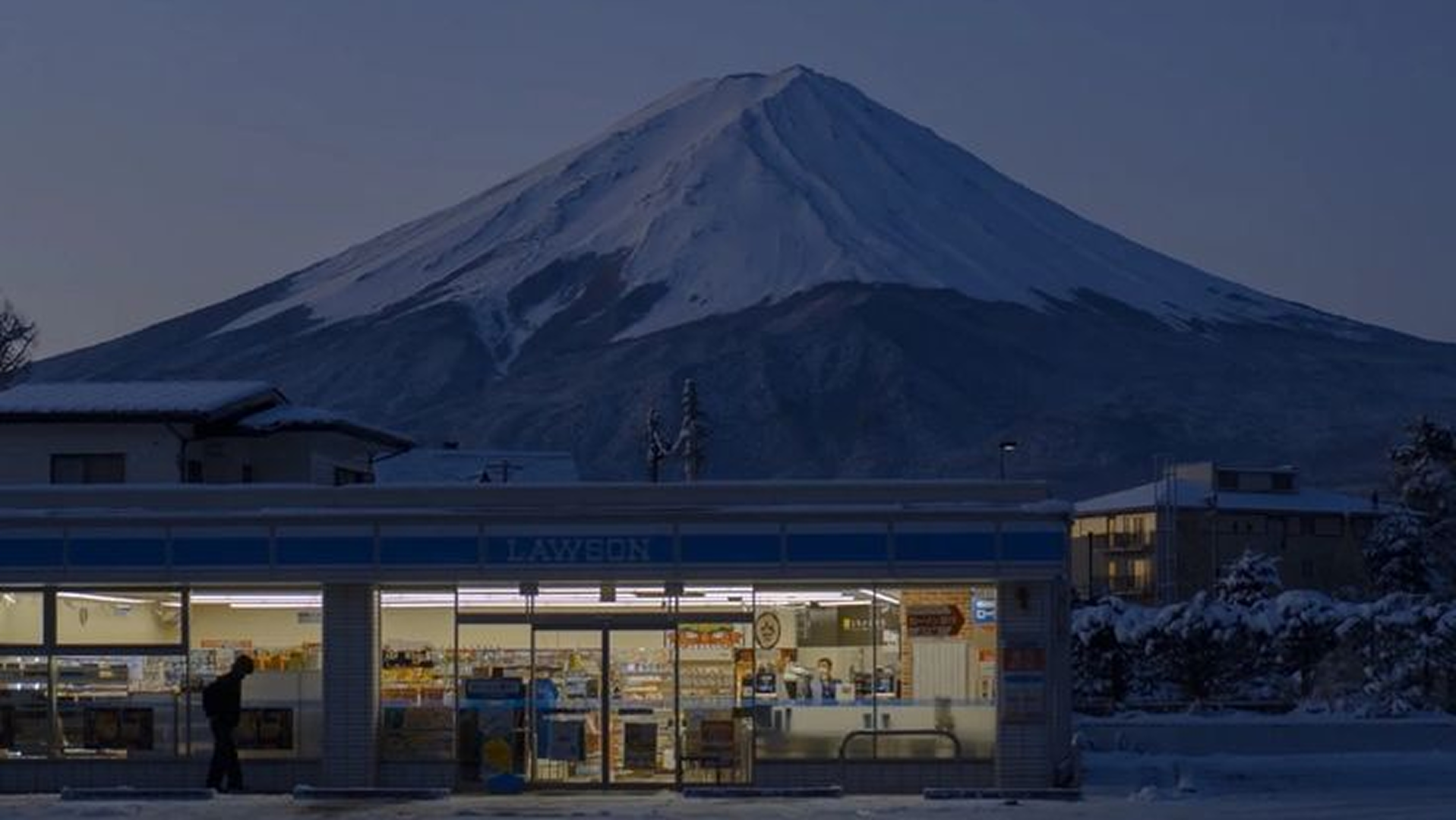Mt. Fuji in winter